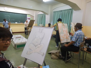 写真:スケッチ会